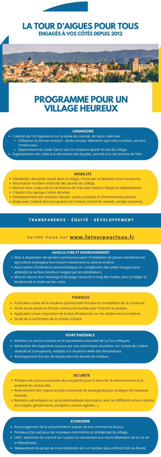 programme élection municipale 2026